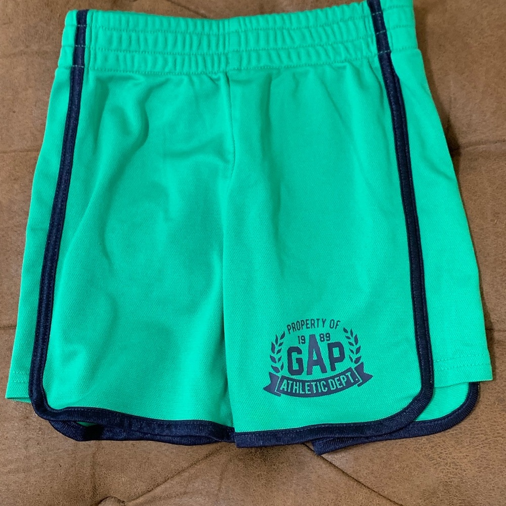 GAP Teal Sports Shorts with Navy Accents